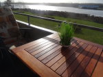 Blick vom Balkon